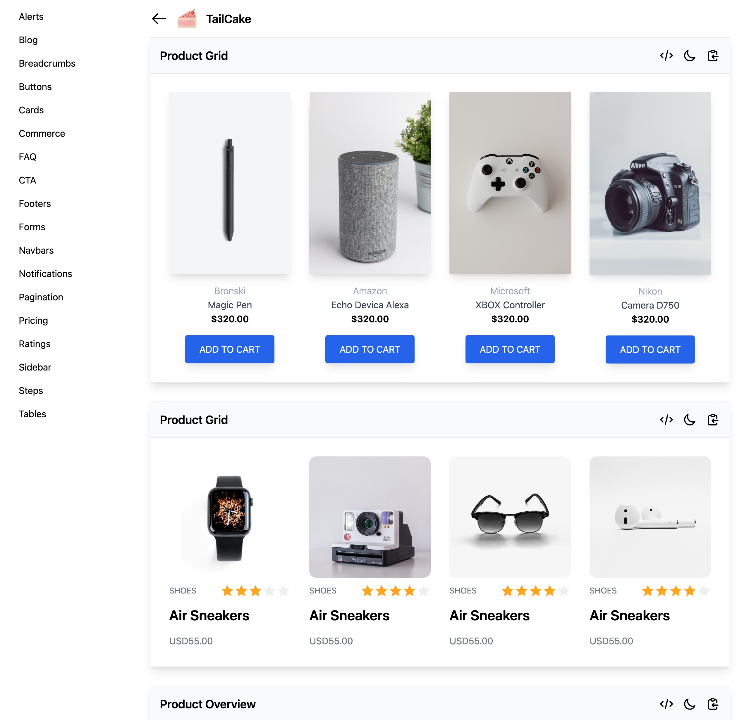 Components with TailwindCSS