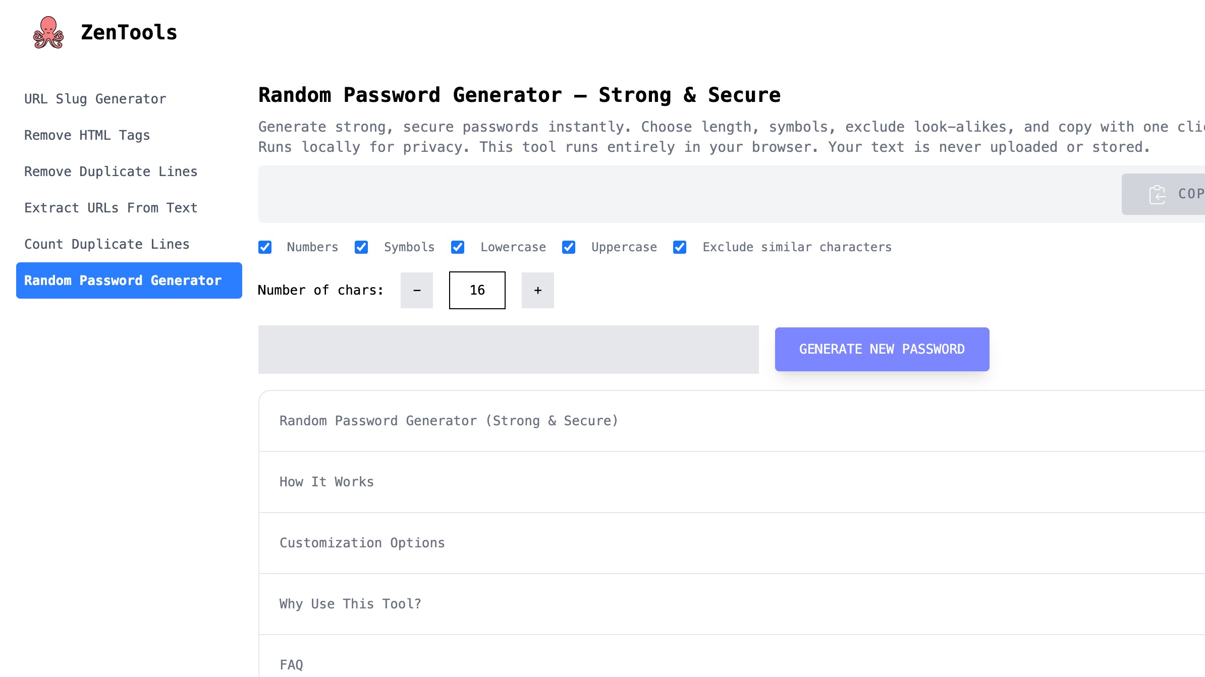 ZenTools.dev - Webtools for everyday use